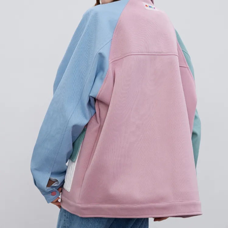 "AYWTER" Veste en Jean Velour Bleu Rose Vert pâle - URB1™