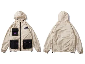 "CRGD" Veste Coupe Vent Violet Streetwear - URB1™