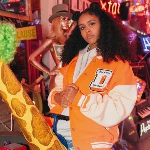 "DAMN" Veste Bombers Baseball Orange - URB1™