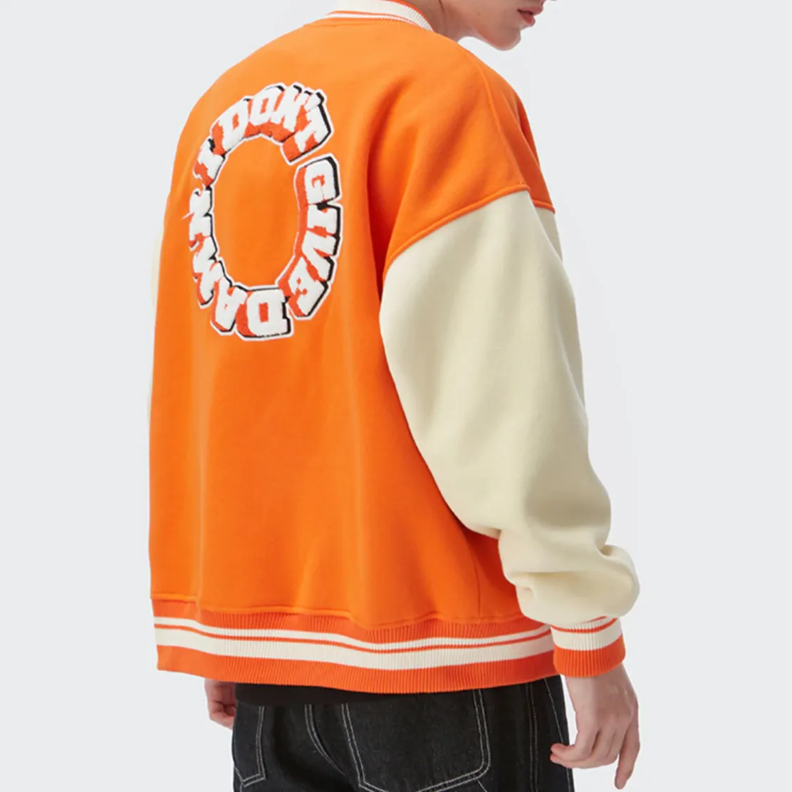 "DAMN" Veste Bombers Baseball Orange - URB1™