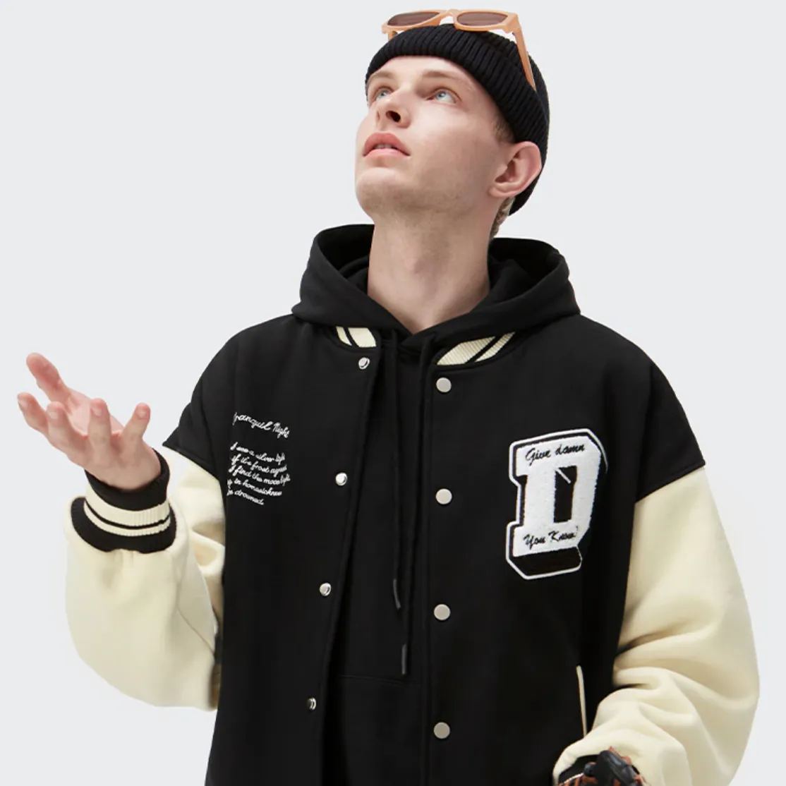 "DAMN" Veste Bombers Baseball Orange - URB1™
