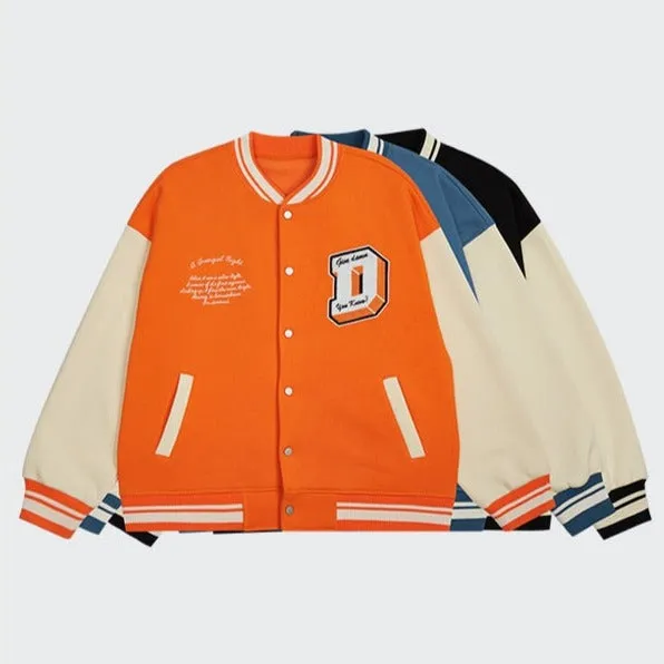 "DAMN" Veste Bombers Baseball Orange - URB1™