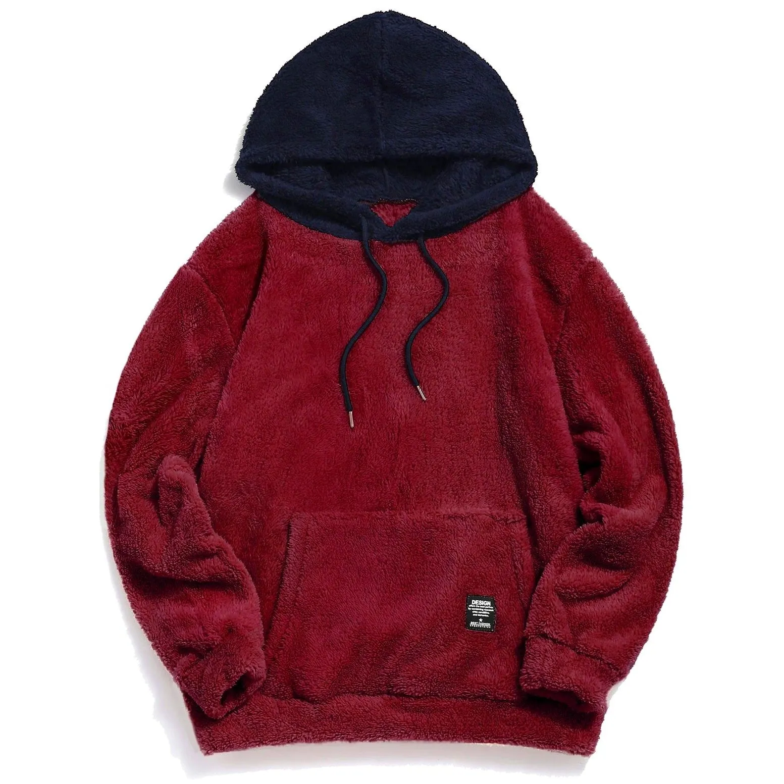 "DESIGN" Sweat-shirt Beige Hoodie à capuche Molletonné - URB1™