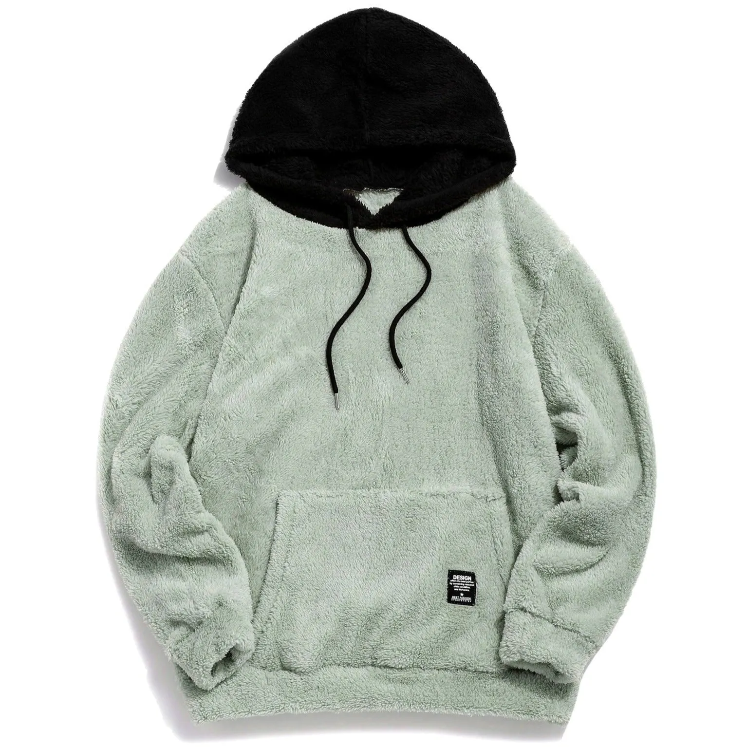 "DESIGN" Sweat-shirt Beige Hoodie à capuche Molletonné - URB1™