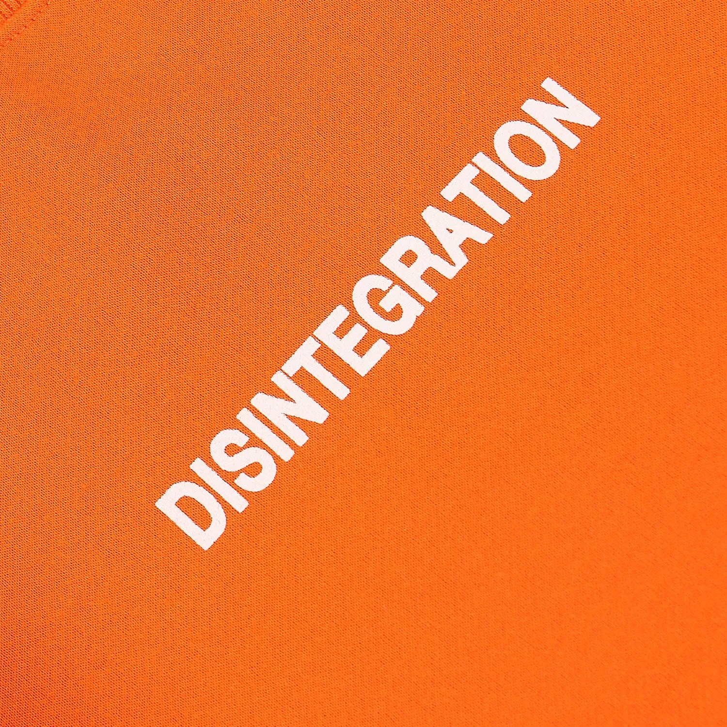 "DISINTEGRATION" Sweatshirt Crewneck Orange - URB1™