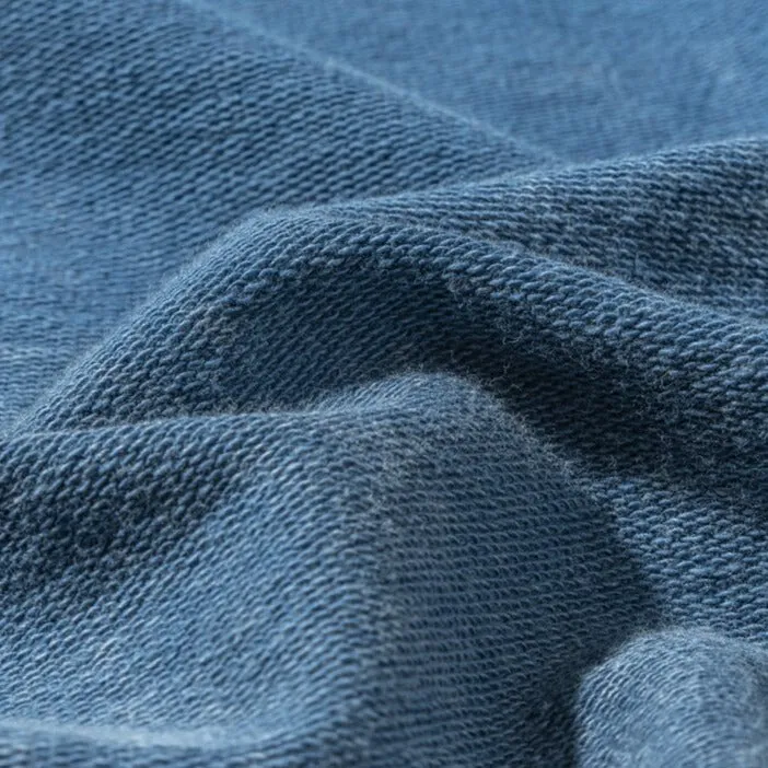 "DLVD" T-shirt Manches longues Molletonné Délavé Bleu - URB1™