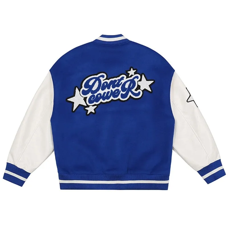 "DONT" Veste Bombers Versity Jacket Rouge - URB1™