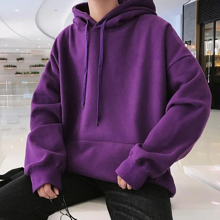 "ESSENTIAL" Sweatshirt Noir Hoodie à Capuche - URB1™