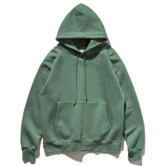 "ESSENTIAL" SWEATSHIRT VERT GRIS HOODIE À CAPUCHE - URB1™