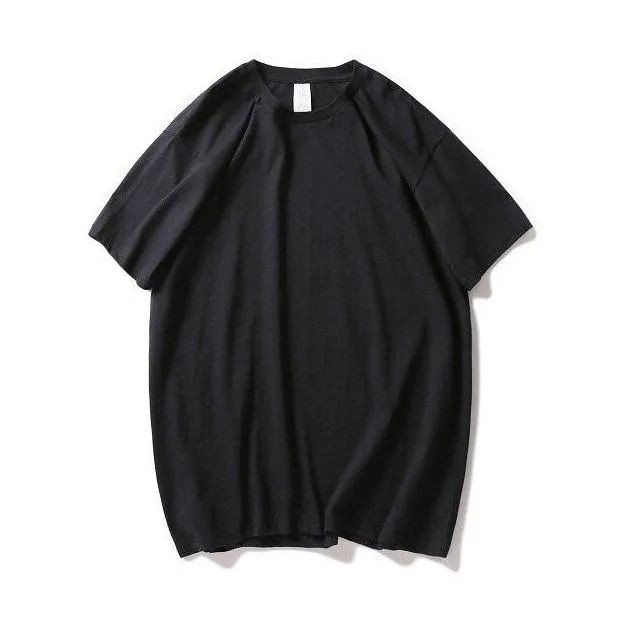 "ESSENTIAL" T-SHIRT BASIQUE UNI BLEU MARINE STREETWEAR - URB1™