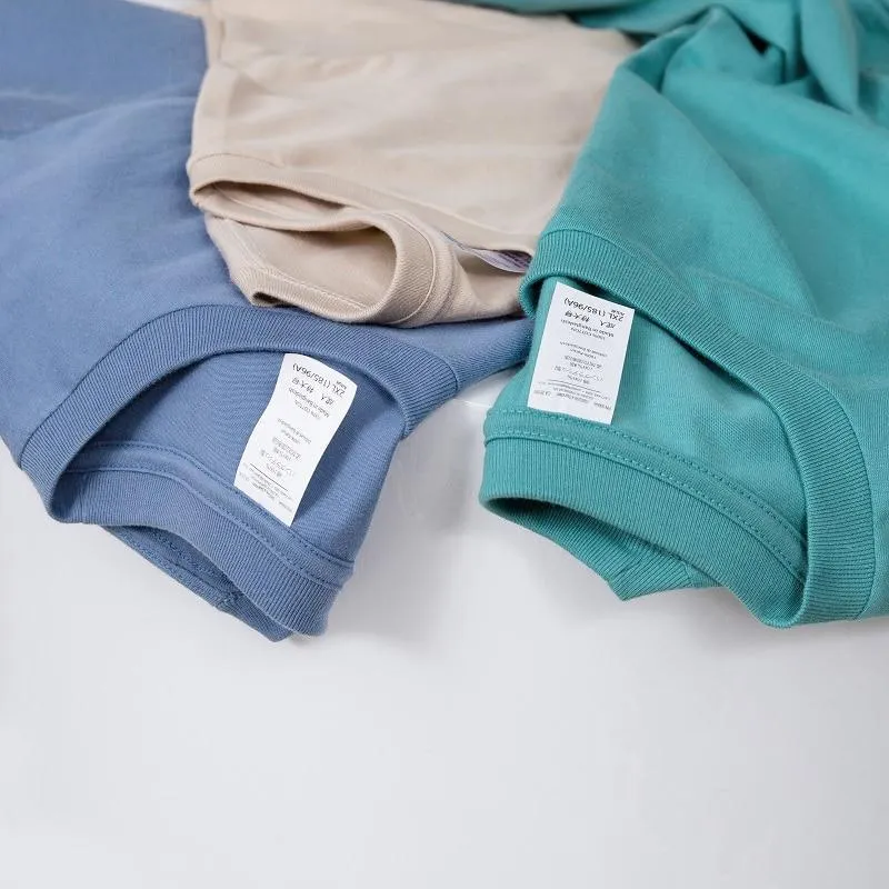 "ESSENTIAL" T-SHIRT BASIQUE UNI BLEU MARINE STREETWEAR - URB1™