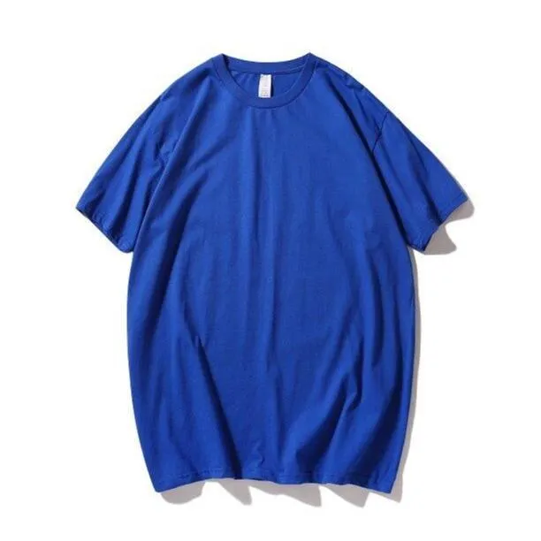 "ESSENTIAL" T-SHIRT BASIQUE UNI BLEU MARINE STREETWEAR - URB1™