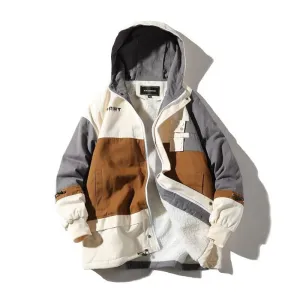 "FIGHT" Veste Mouton Gris à Capuche - URB1™