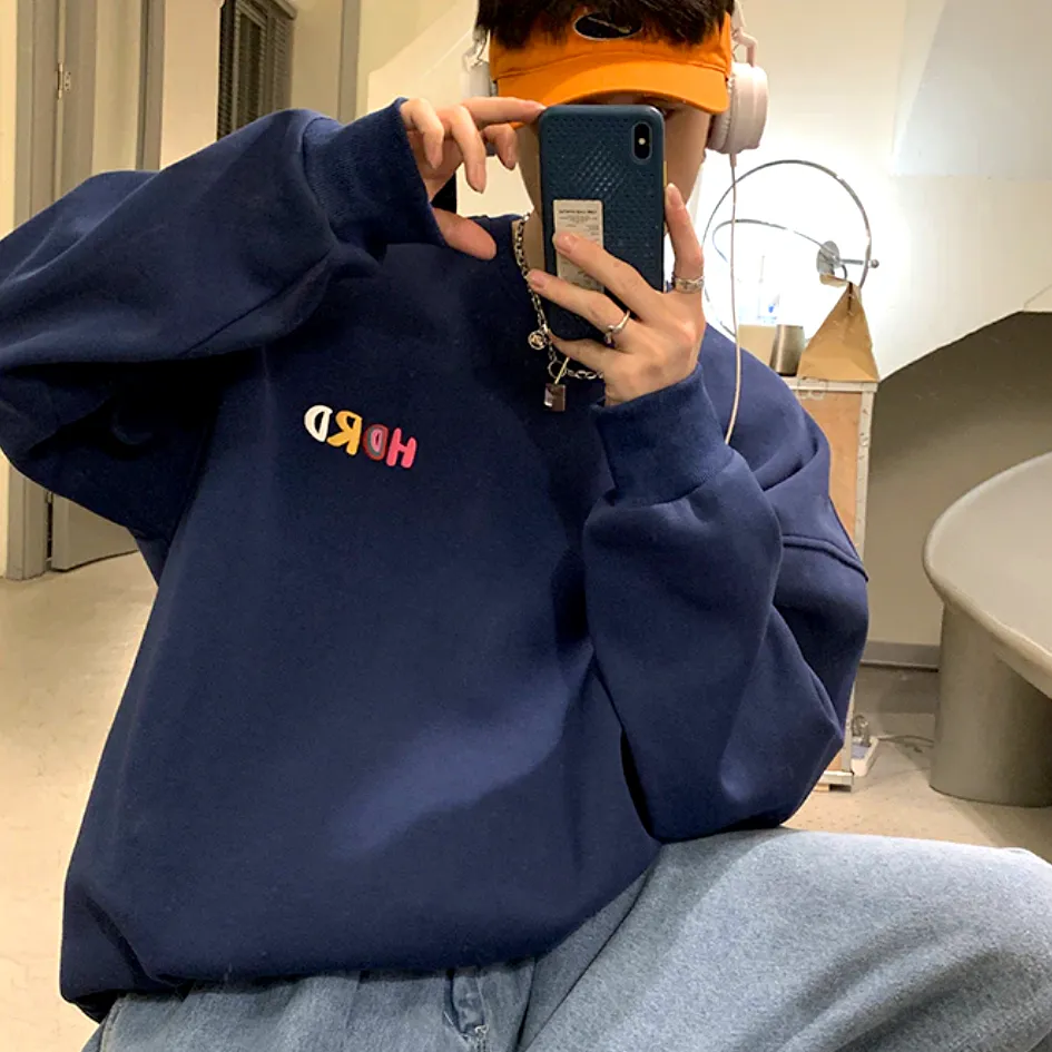 "HDRD" Sweat-shirt Hoodie imprimé coloré Blanc - URB1™