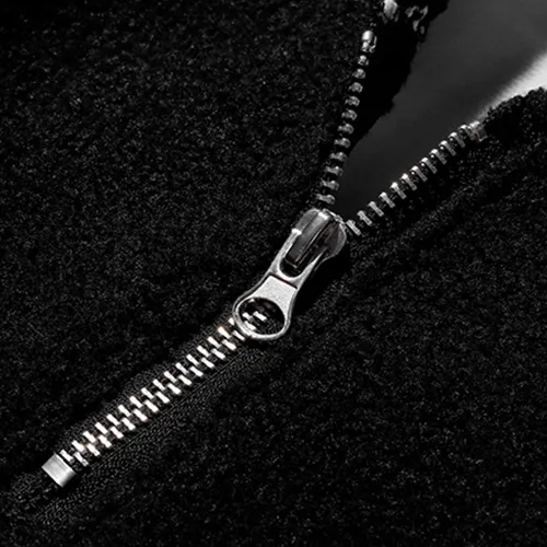 "LOBU" Sweat-shirt Hoodie à capuche Fourrure Noir - URB1™