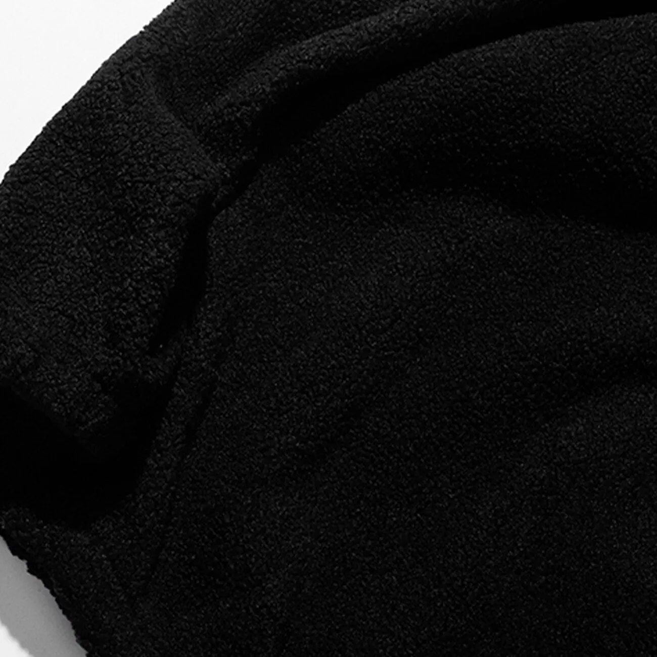 "LOBU" Sweat-shirt Hoodie à capuche Fourrure Noir - URB1™