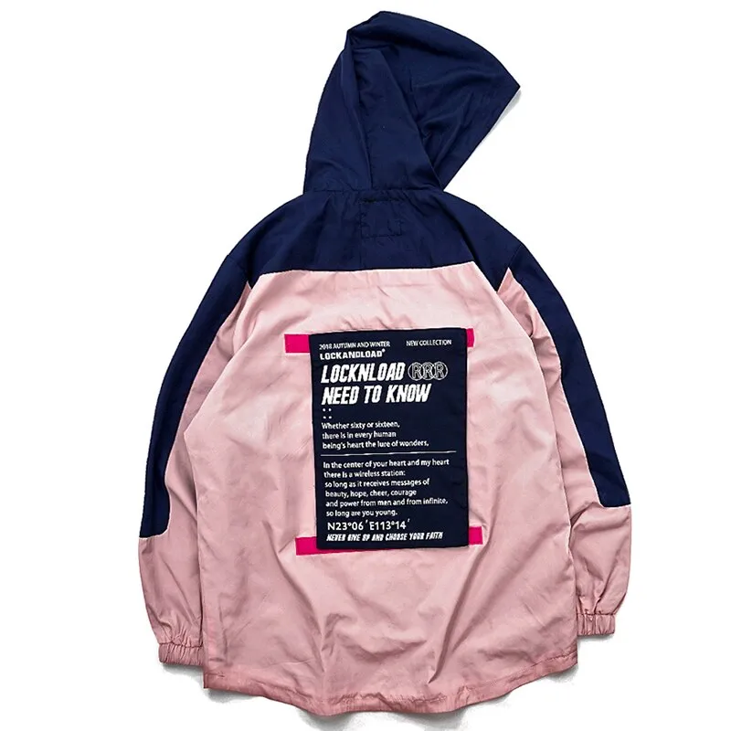 "LOCKNLOAD" Veste Coupe Vent Rose - URB1™