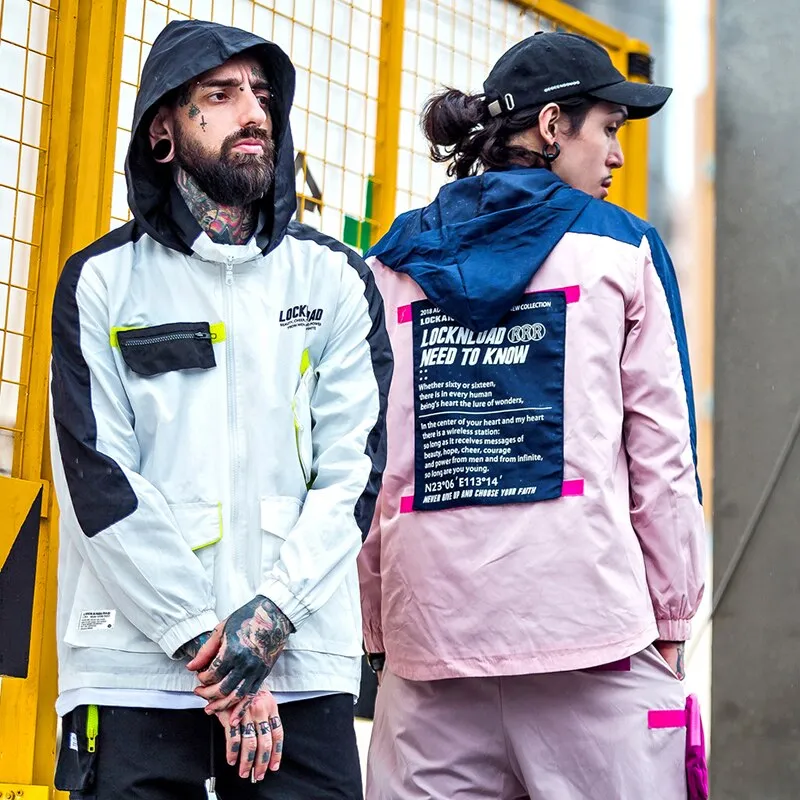"LOCKNLOAD" Veste Coupe Vent Rose - URB1™