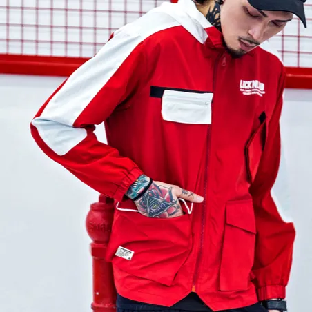 "LOCKNLOAD" Veste Coupe Vent Rose - URB1™