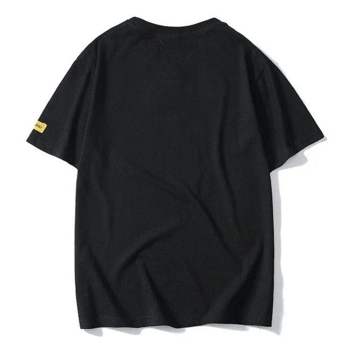 "MAD MONKEY" T-shirt Blanc imprimé streetwear - URB1™
