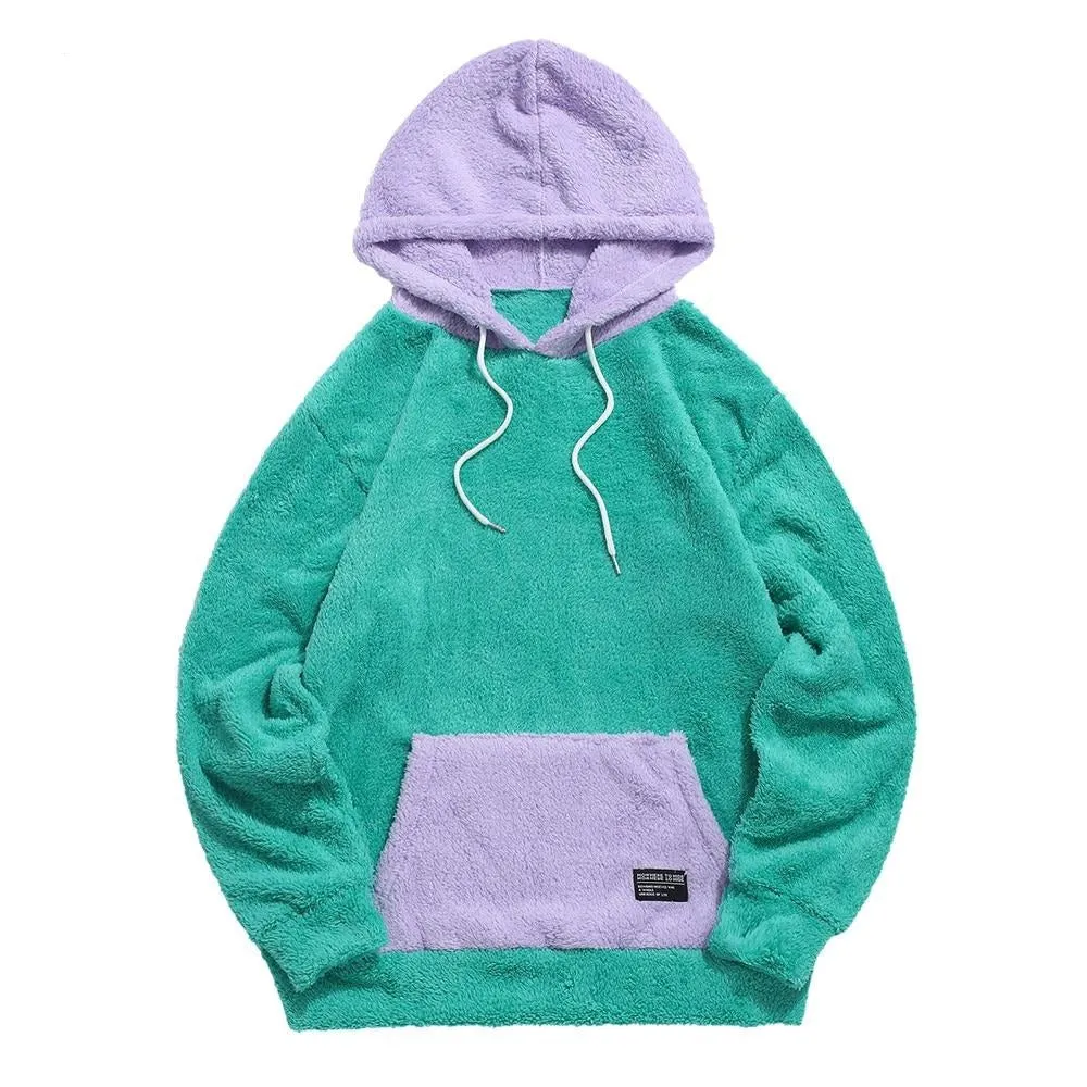 "NOWHERE" Hoodie à capuche Molletonné Noir Beige - URB1™