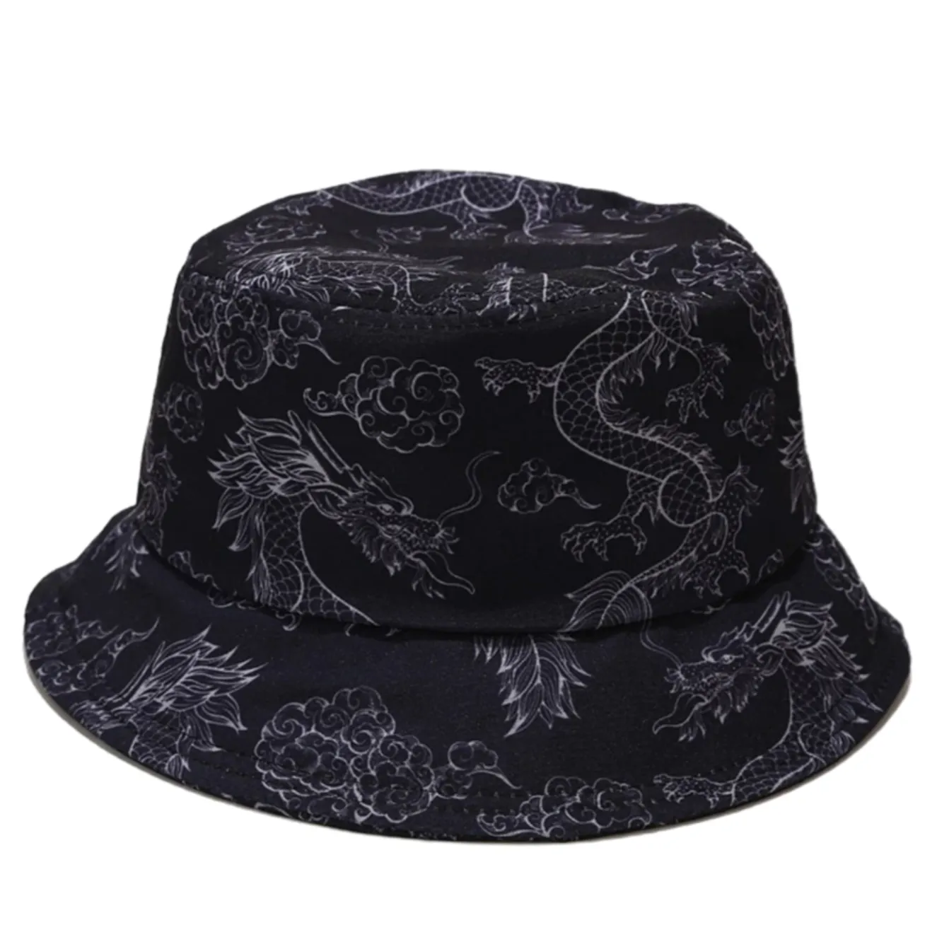 "PAPILLON" Chapeau Bob Bleu et Rose Imprimé - URB1™