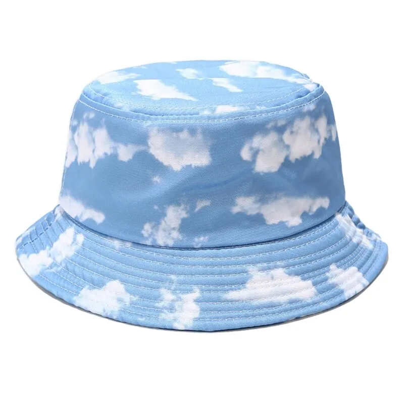 "PAPILLON" Chapeau Bob Bleu et Rose Imprimé - URB1™