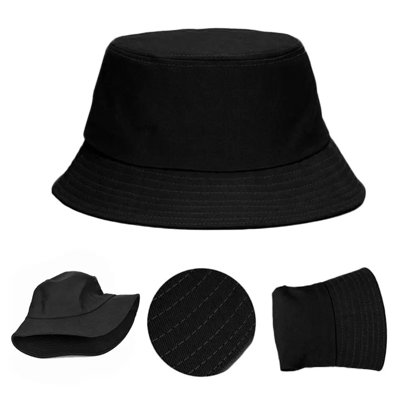 "PROBLEM SOLVED" Chapeau Bob Noir Imprimé - URB1™