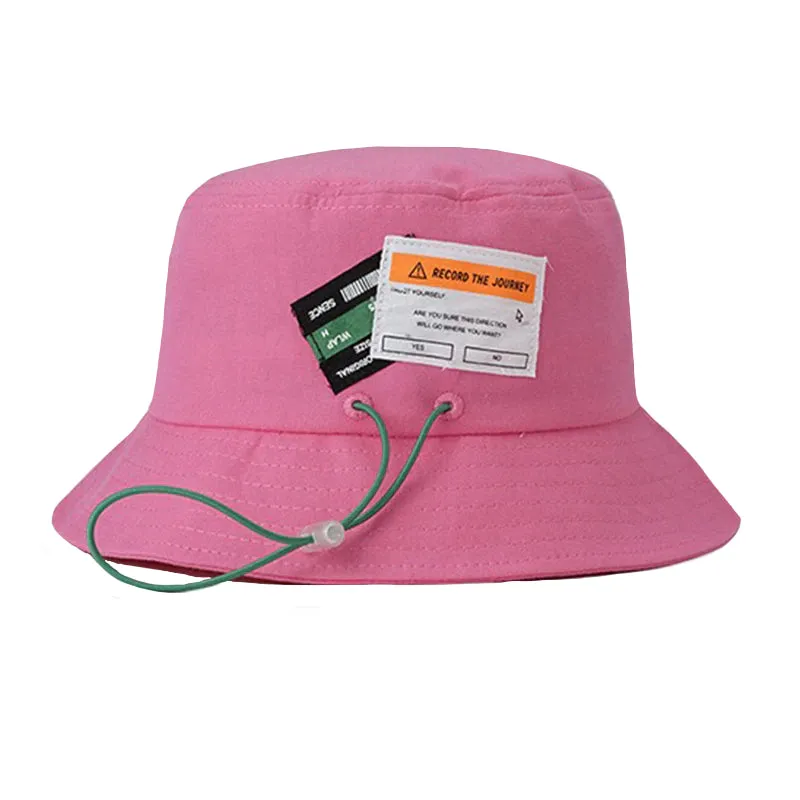 "RECORD" Chapeau Bob Violet Brodé Streetwear - URB1™
