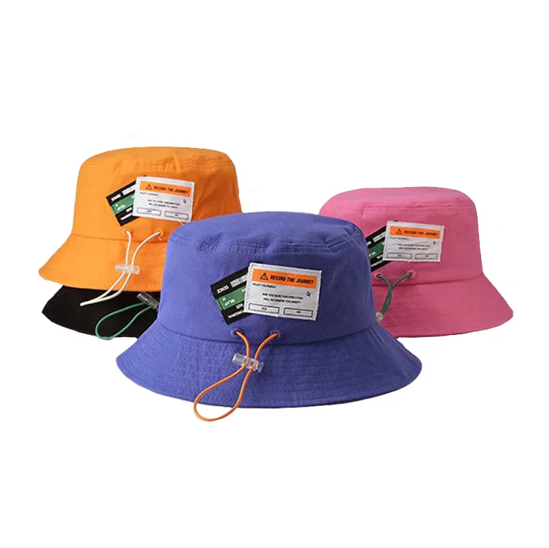 "RECORD" Chapeau Bob Violet Brodé Streetwear - URB1™