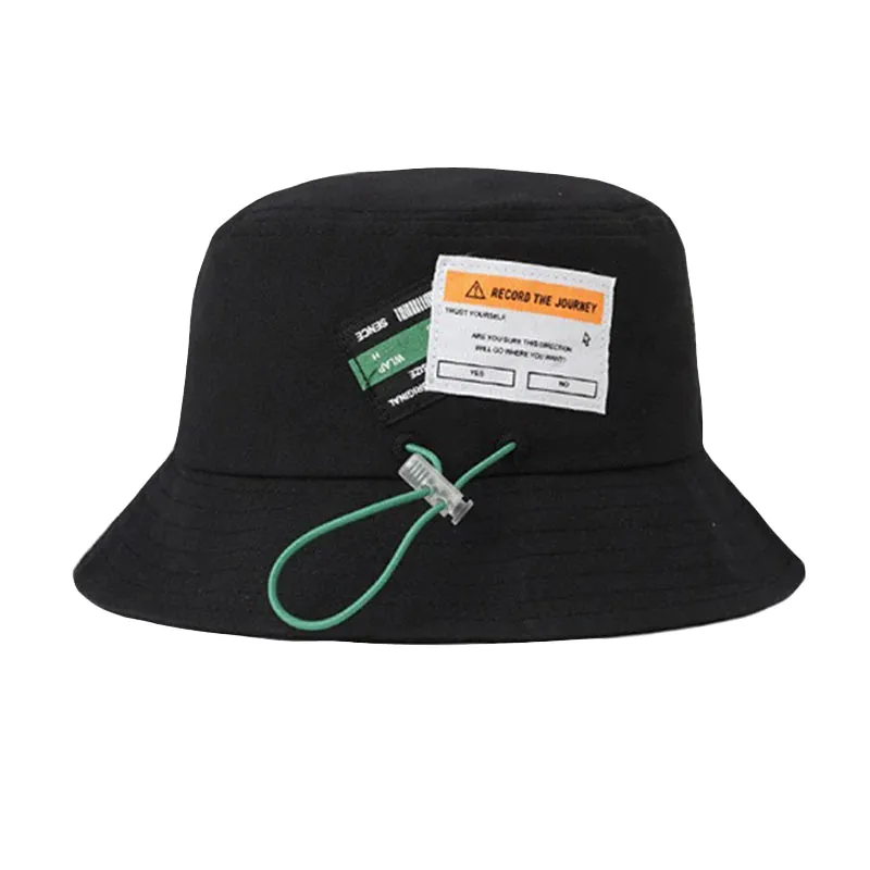"RECORD" Chapeau Bob Violet Brodé Streetwear - URB1™