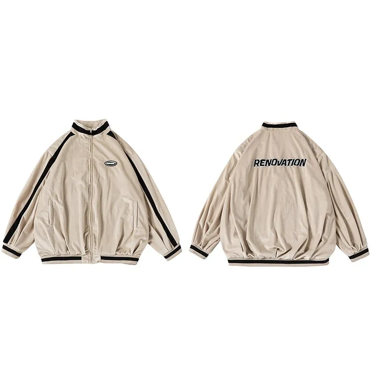 "RENOVATION" Veste Bombers Vintage Beige - URB1™
