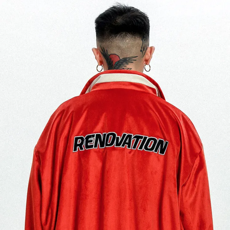 "RENOVATION" Veste Bombers Vintage Beige - URB1™