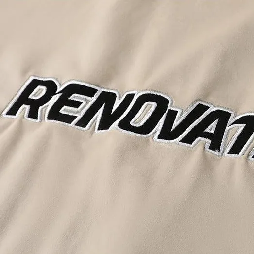 "RENOVATION" Veste Bombers Vintage Beige - URB1™