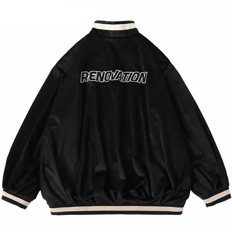 "RENOVATION" Veste Bombers Vintage Beige - URB1™