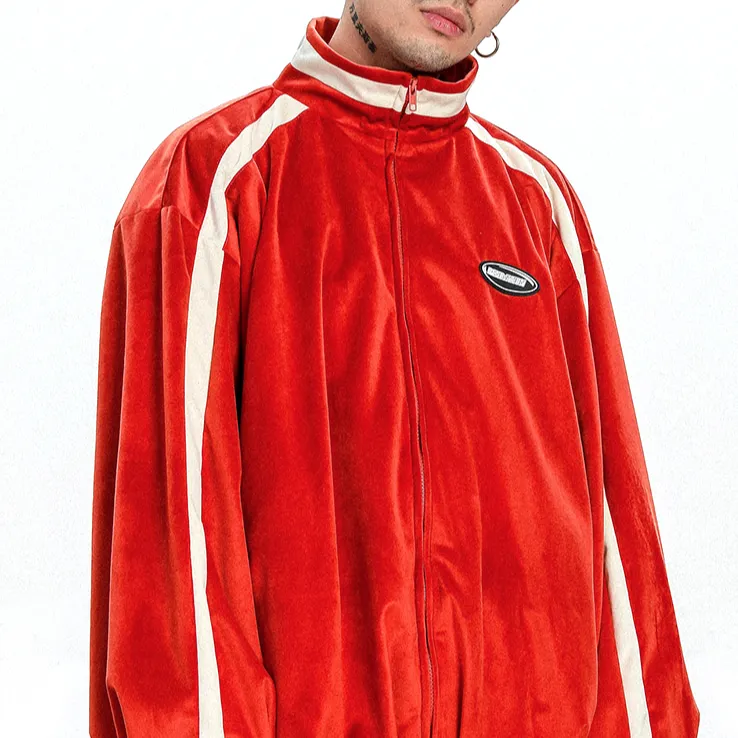 "RENOVATION" Veste Bombers Vintage rouge - URB1™