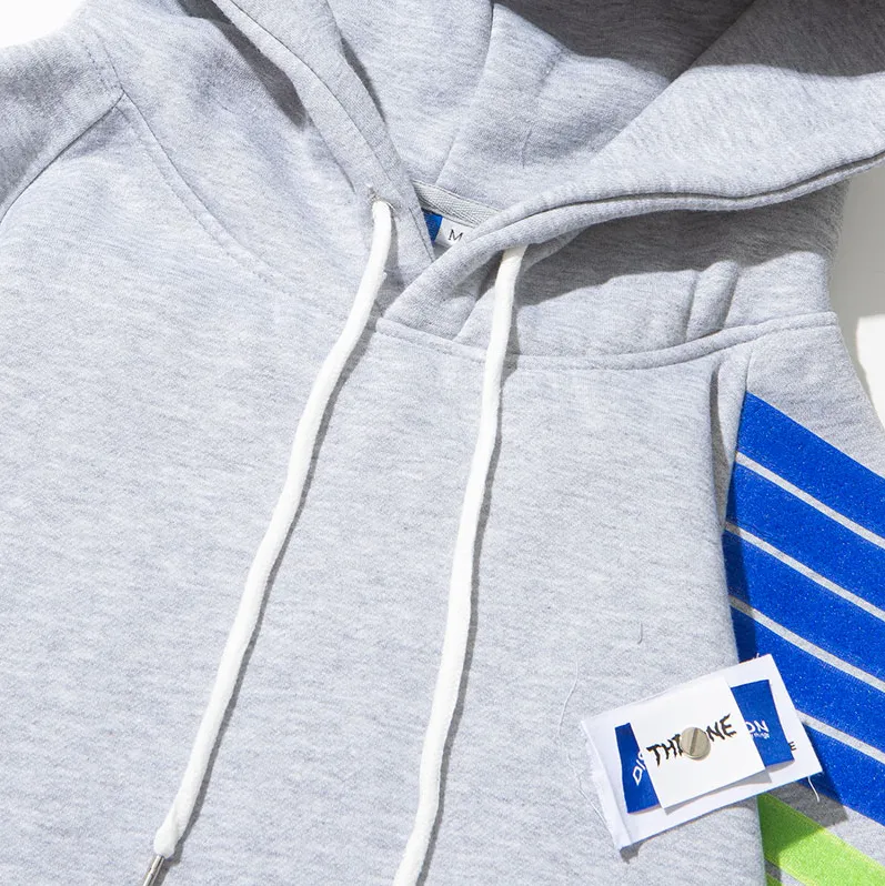 "SCRHD" Sweat-shirt Hoodie à capuche Noir Gris - URB1™