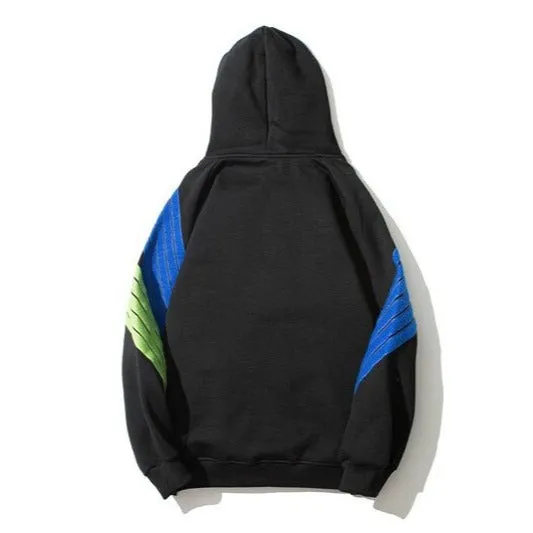 "SCRHD" Sweat-shirt Hoodie à capuche Noir Gris - URB1™