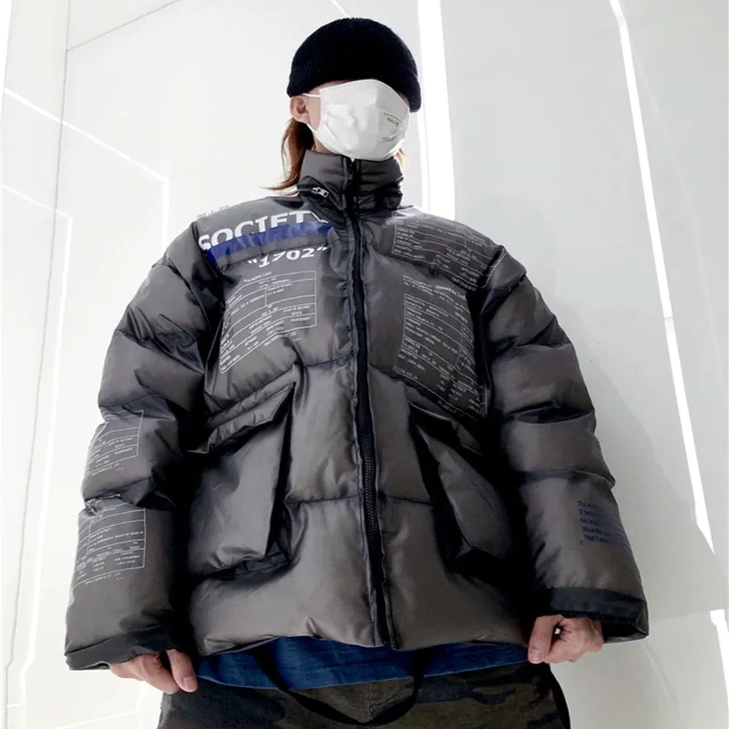 "SOCIETY" Doudoune Veste Matelassée Noir - URB1™