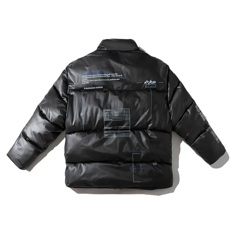 "SOCIETY" Doudoune Veste Matelassée Noir - URB1™