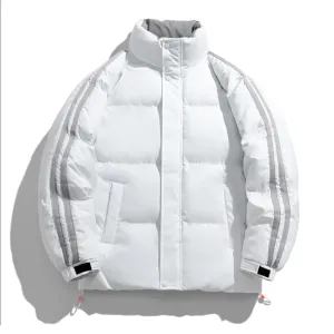 "STRP" Parka Doudoune Matelassée Bleu à Bandes - URB1™
