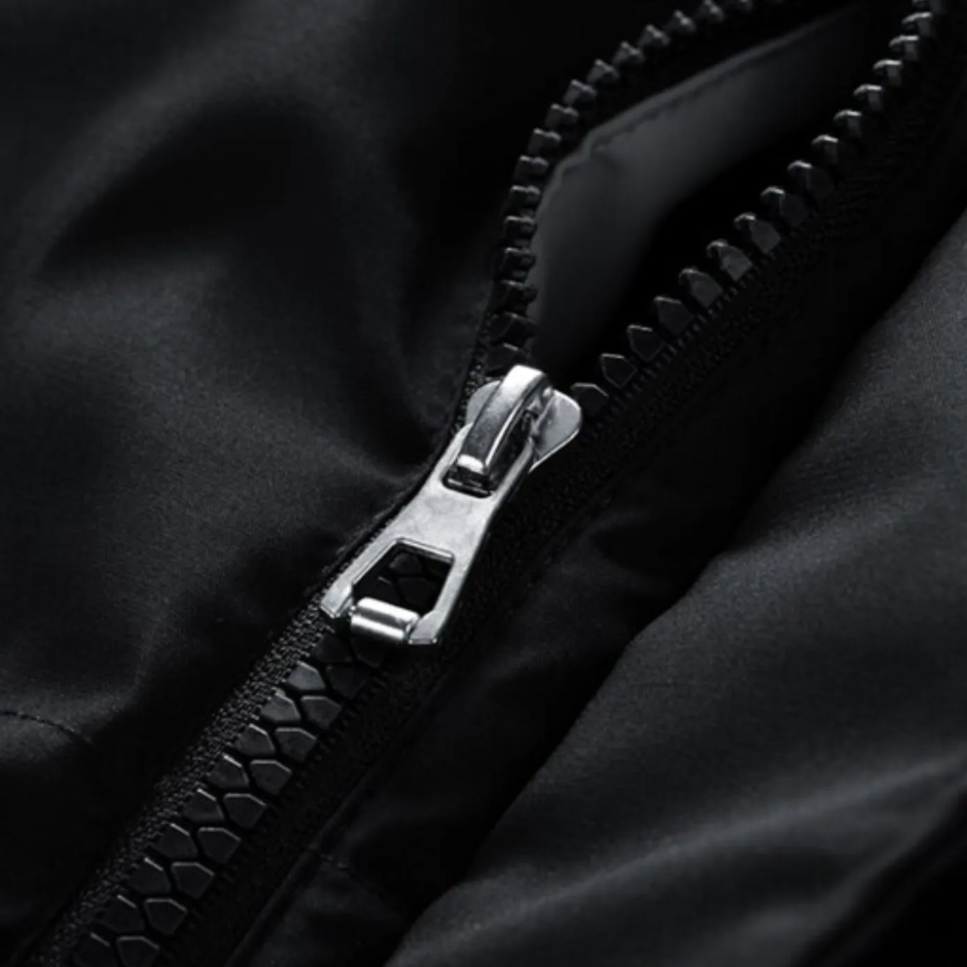 "STRP" Parka Doudoune Matelassée Marron à Bandes - URB1™