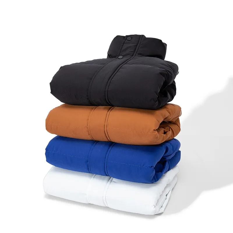 "STRP" Parka Doudoune Matelassée Marron à Bandes - URB1™