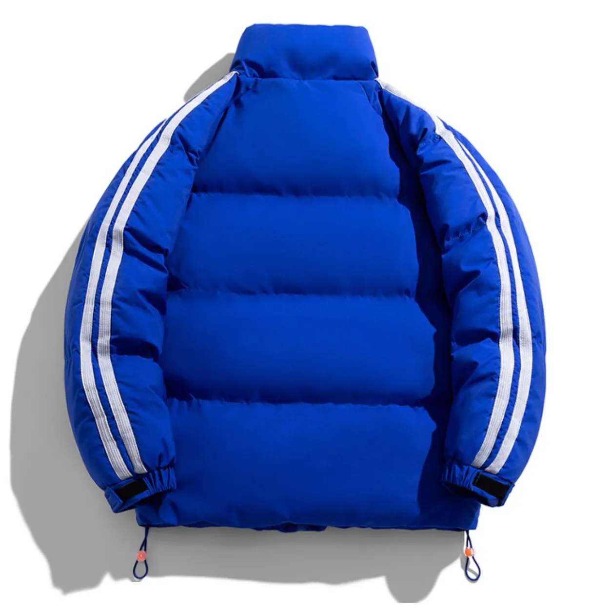 "STRP" Parka Doudoune Matelassée Marron à Bandes - URB1™