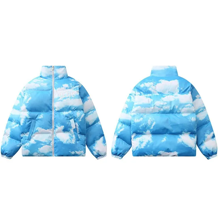 "THE" Doudoune matelassée Bleu Blanc - URB1™