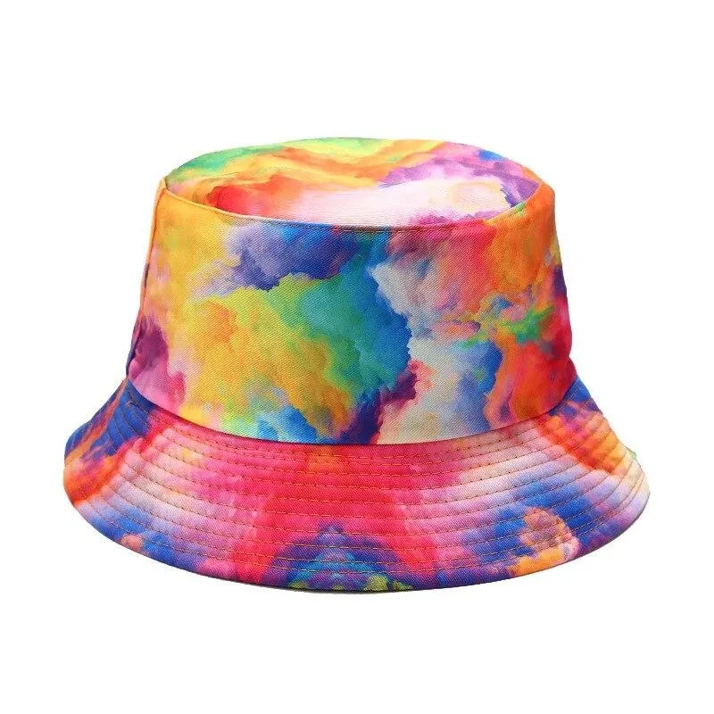 "TIE AND DYE" Chapeau Bob Imprimé Violet - URB1™