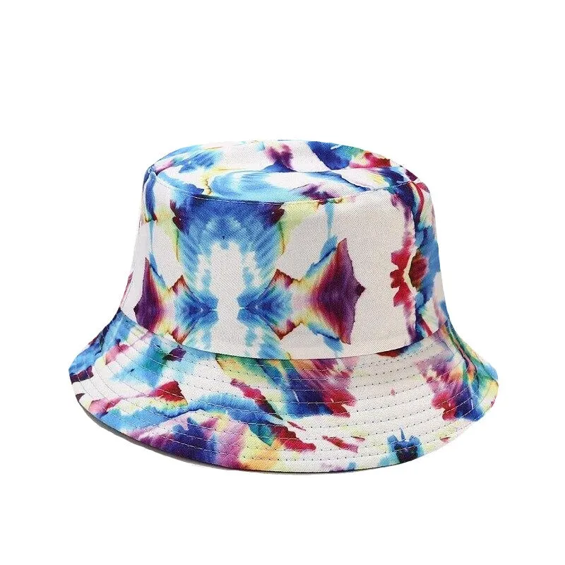 "TIE AND DYE" Chapeau Bob Imprimé Violet - URB1™