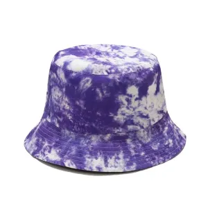 "TIE AND DYE" Chapeau Bob Imprimé Violet - URB1™