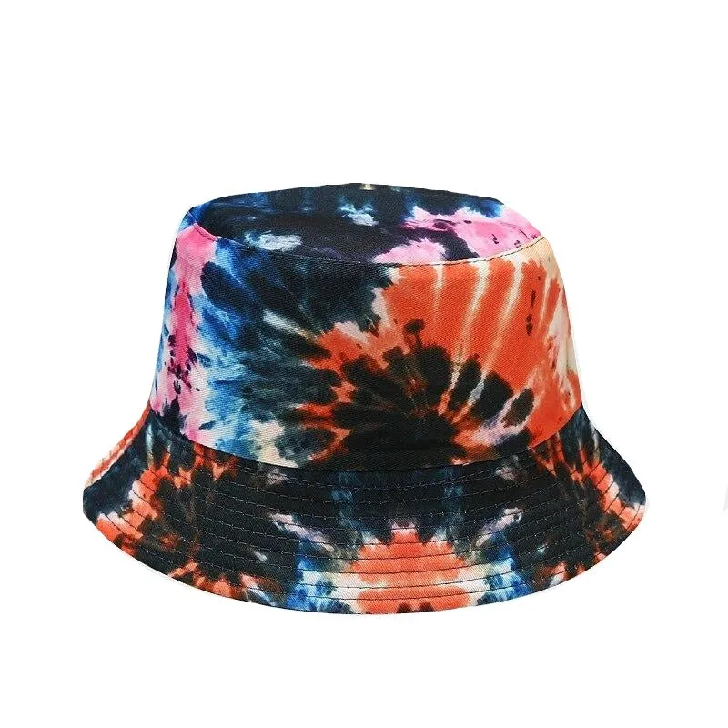 "TIE AND DYE" Chapeau Bob Imprimé Violet - URB1™