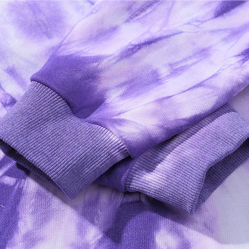 "TIE AND DYE" Sweat-shirt Hoodie à capuche Noir - URB1™